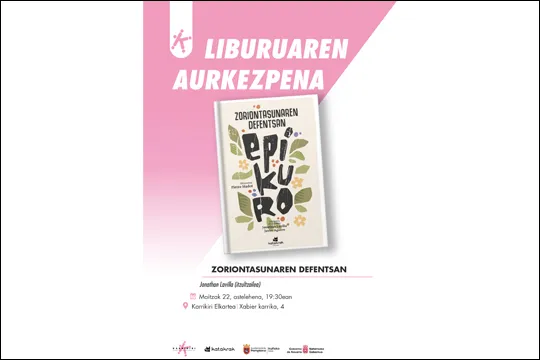 "Zoriontasunaren defentsan" liburuaren aurkezpena