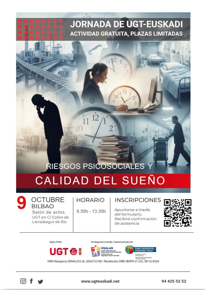 CURSO: RIESGOS PSICOSOCIALES Y CALIDAD DEL SUEÑO