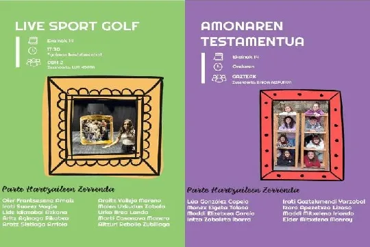 "Live Sport Golf" + "Amonaren testamentua"