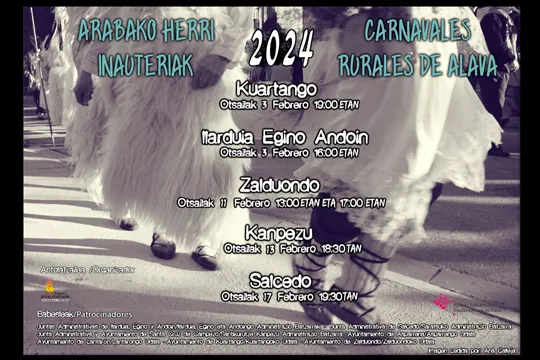 Carnavales Rurales de Álava 2024