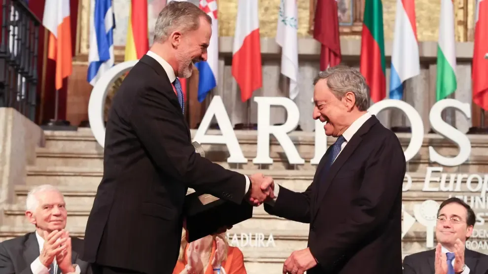 Mario Draghi, premio Princesa de Asturias de Cooperación Internacional por su labor en la construcción europea