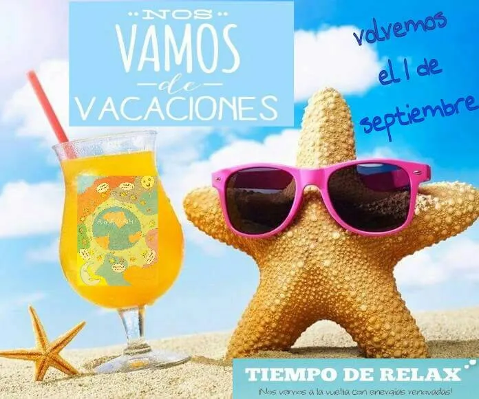 NOS VAMOS DE VACACIONES