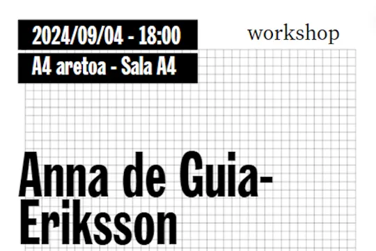 Encuentro sobre memoria colonial: Anna de Guia Eriksson (Museo ARTIUM)