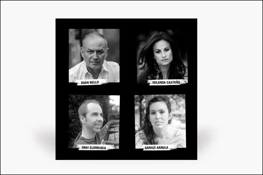 Gutun Zuria Bilbao 2022: "Autotraducción: escribir a dos manos", conversación entre Xuan Bello, Yolanda Castaño y Unai Elorriaga, con Garazi Arrula