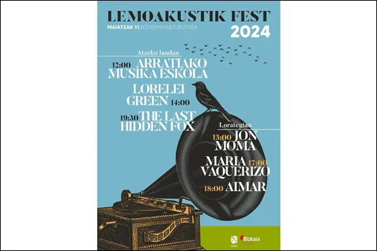 Lemoa Akustik Fest 2024: Arratiako Musika Eskola + Lorelei Green + The Last Hidden Fox + Jon Moma + Maria Vaquerizo + Aimar i