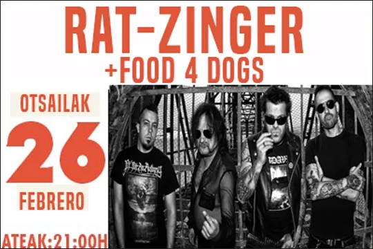 RAT-ZINGER + FOOD4DOGS