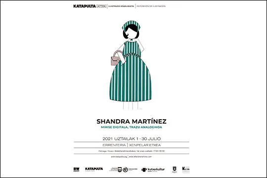 "MIHISE DIGITALA, TRAZU ANALOGIKOA", Shandra Martínez-en erakusketa