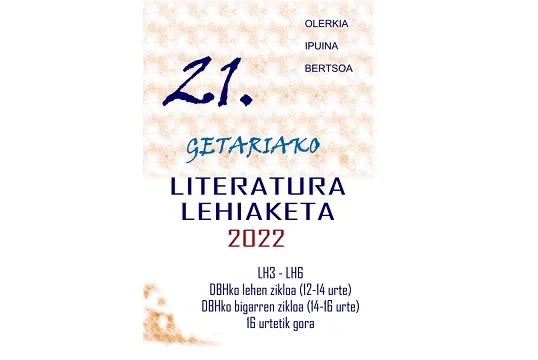 21ª edición del Concurso Literario de Getaria