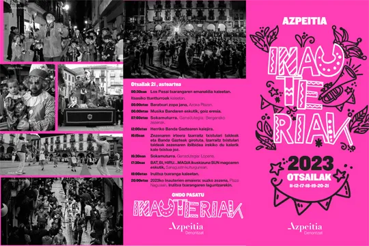 Programa de Carnavales de Azpeitia 2023