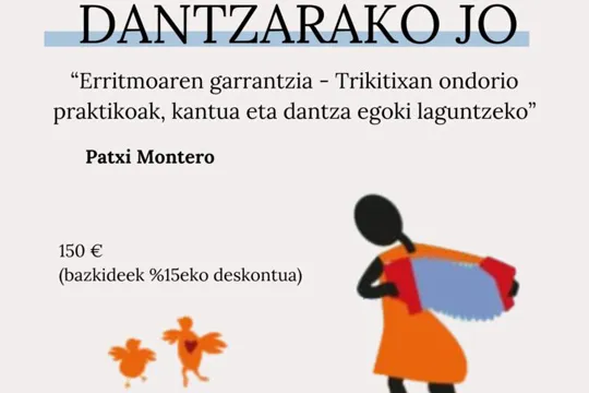 "Dantzarako jo: Erritmoaren garrantzia. Trikitixan ondorio praktikoak, kantua eta dantza egoki laguntzeko"