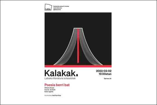 Kalakak - Labako literatura solasaldiak: "Poesia berri bat"