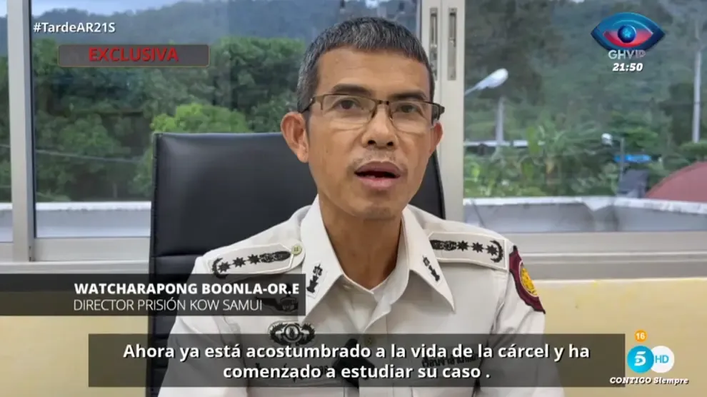El director de la cárcel, sobre Sancho: "Con el padre no se sintió estresado como con las visitas de la madre"