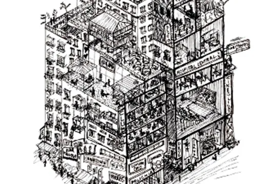"Habitat", exposición de dibujo de Nacho Sanz