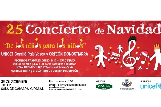 Concierto de Navidad a favor de UNICEF