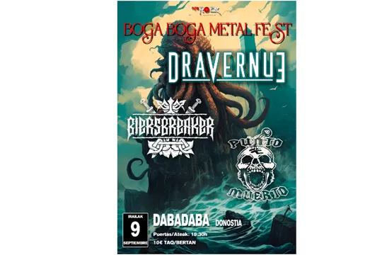 Boga Boga Metal Fest 2023: Dravernue + Biersbreaker + Punto Muerto