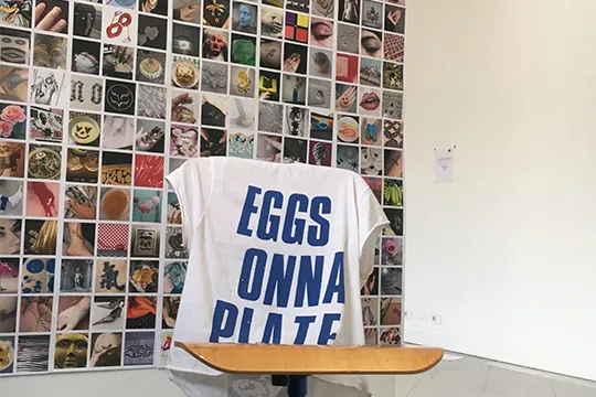 "Eggs onna plate", Alazne Zubizarretaren erakusketa