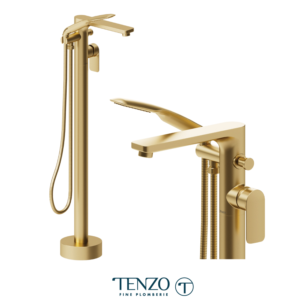 Robinet de bain autoportant