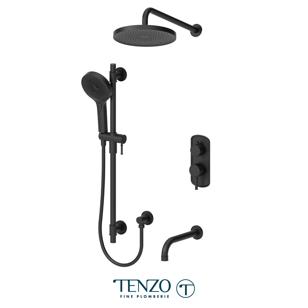 Ensemble de douche T-Box, 3 fonctions, Alyss