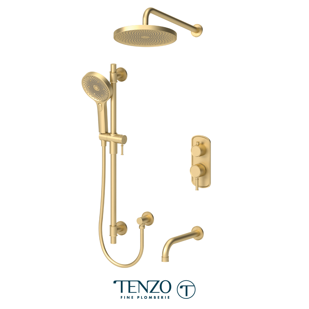 Ensemble de douche T-Box, 3 fonctions, Alyss