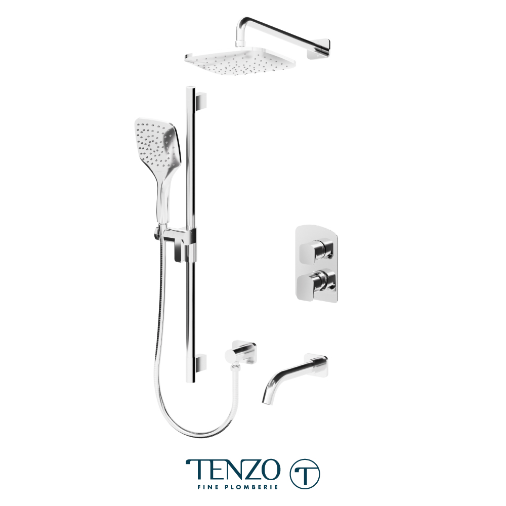 Ensemble de douche T-Box, 3 fonctions, Delano