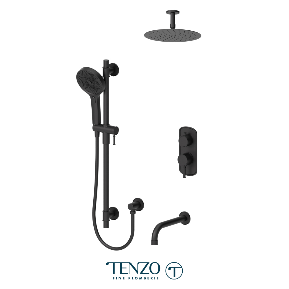 Ensemble de douche T-Box, 3 fonctions, Alyss