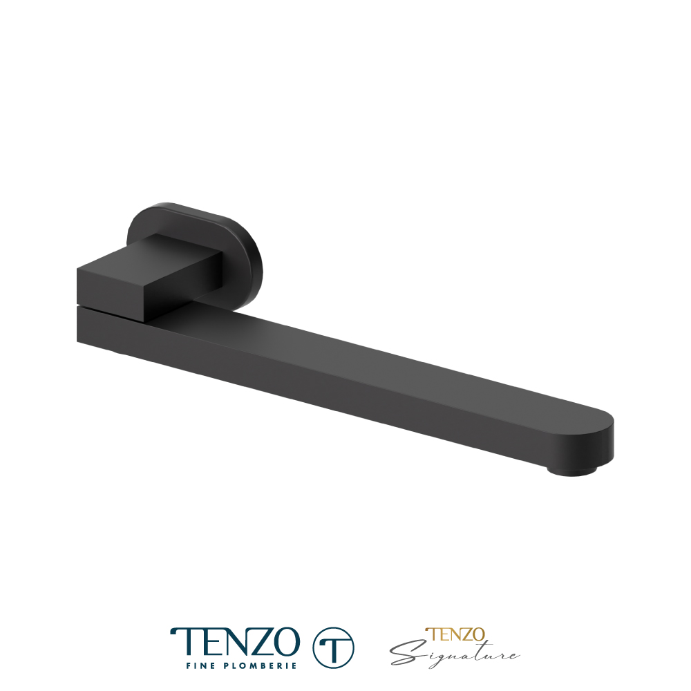 Bec de bain pivotant 30cm [12po] mural laiton 