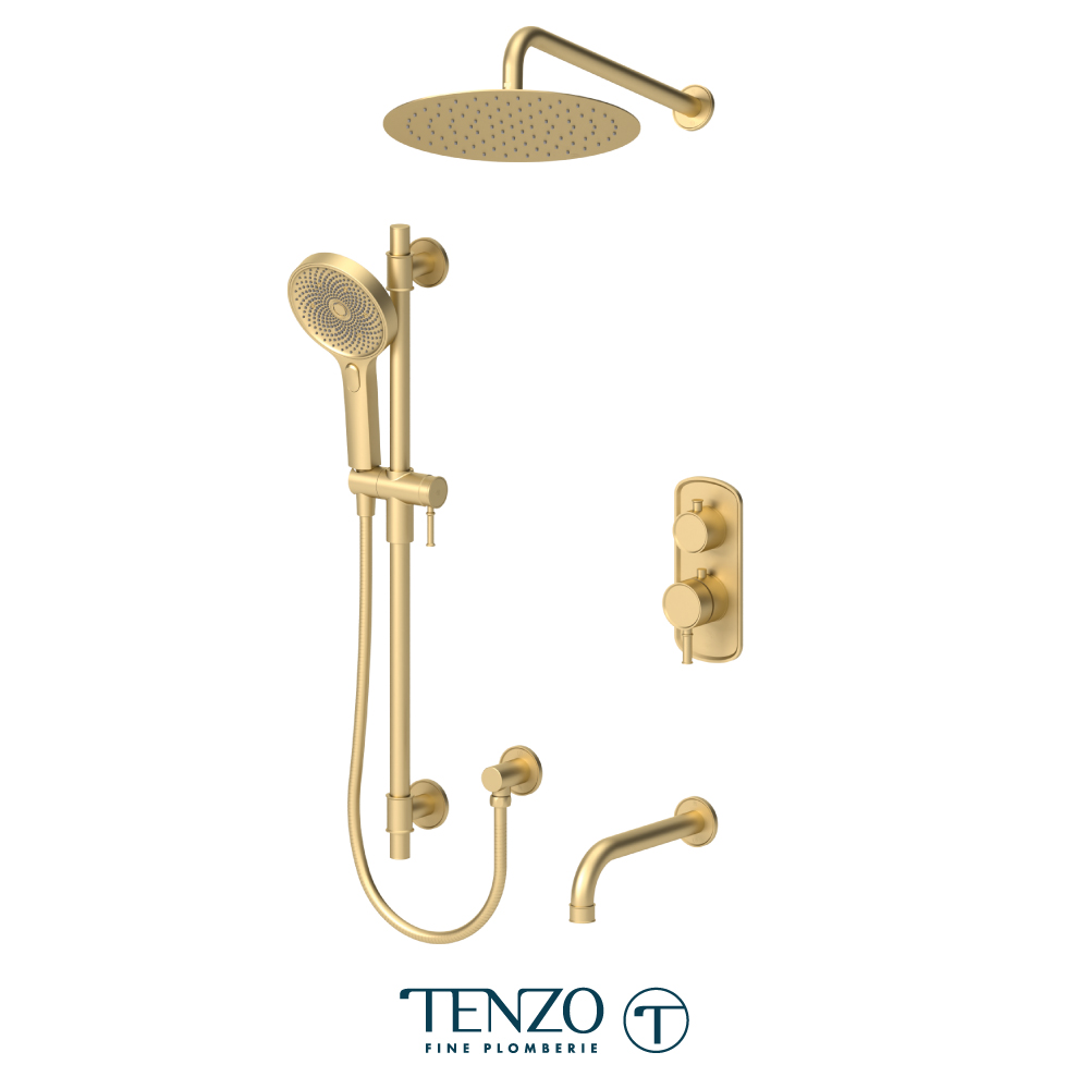 Ensemble de douche T-Box, 3 fonctions, Alyss