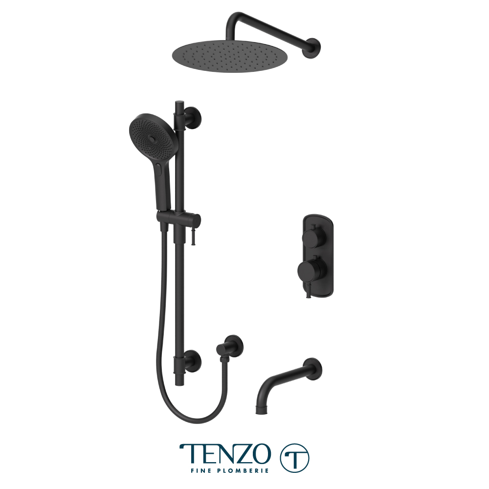 Ensemble de douche T-Box, 3 fonctions, Alyss