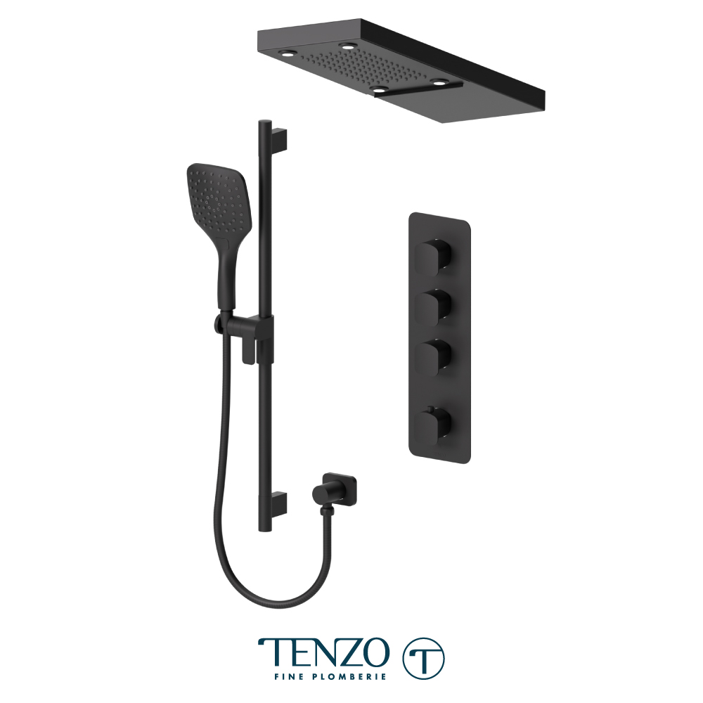 Ensemble de douche EXTENZA, 3 fonctions, Delano