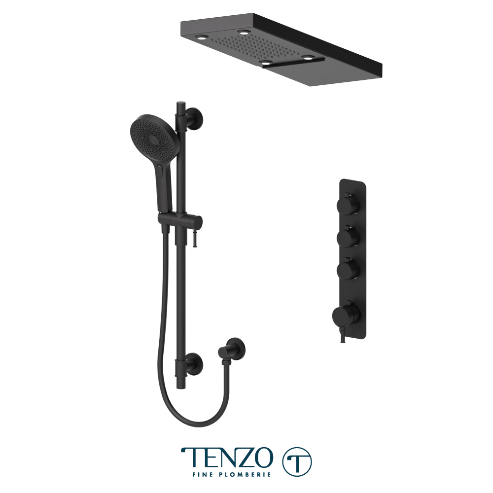 Ensemble de douche EXTENZA, 3 fonctions, Alyss