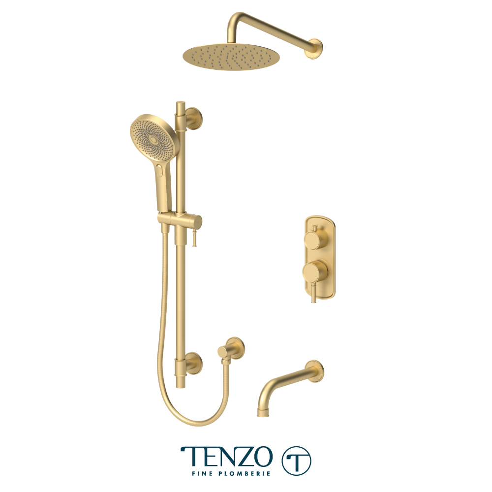 Ensemble de douche T-Box, 3 fonctions, Alyss