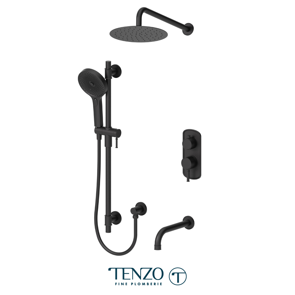 Ensemble de douche T-Box, 3 fonctions, Alyss