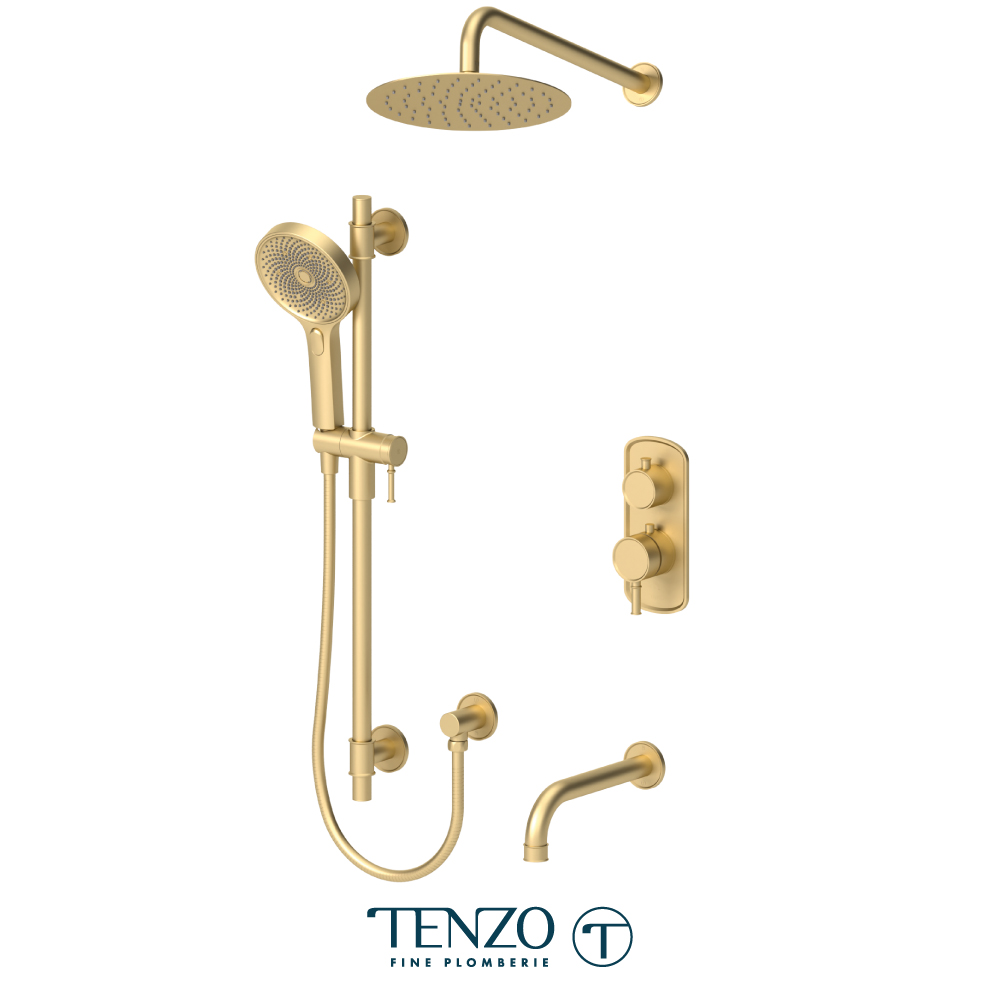 Ensemble de douche T-Box, 3 fonctions, Alyss