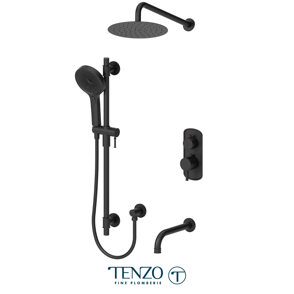 Ensemble de douche T-Box, 3 fonctions, Alyss