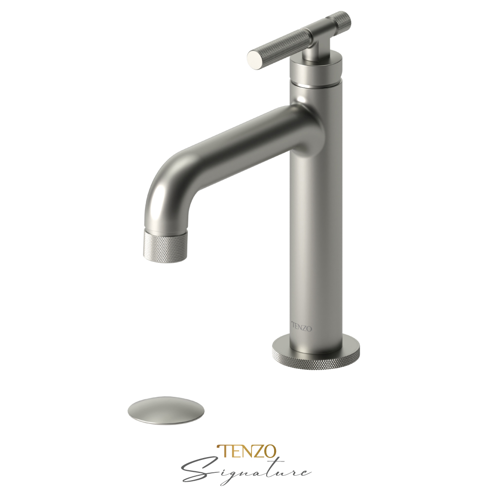 Robinet de lavabo monotrou avec drain