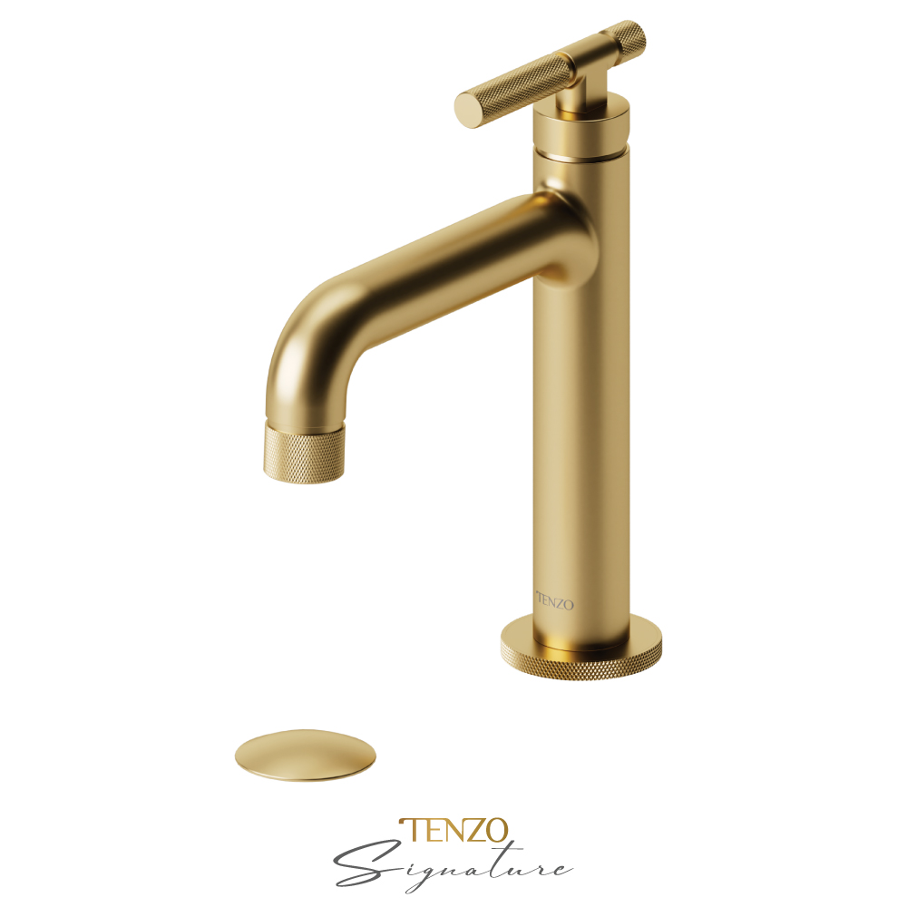 Robinet de lavabo monotrou avec drain