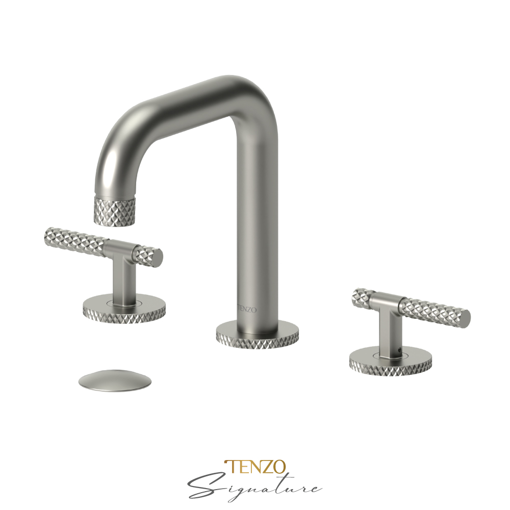 Robinet de lavabo 8 pouces avec drain