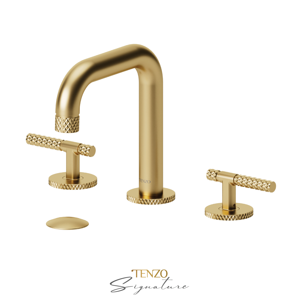 Robinet de lavabo 8 pouces avec drain