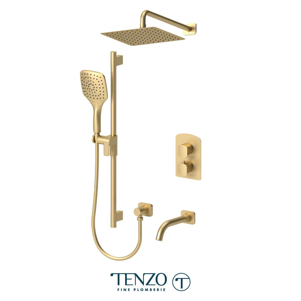 Ensemble de douche T-Box, 3 fonctions, Delano