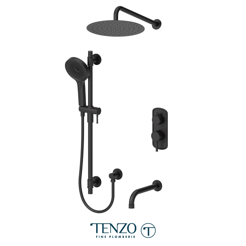 Ensemble de douche T-Box, 3 fonctions, Alyss