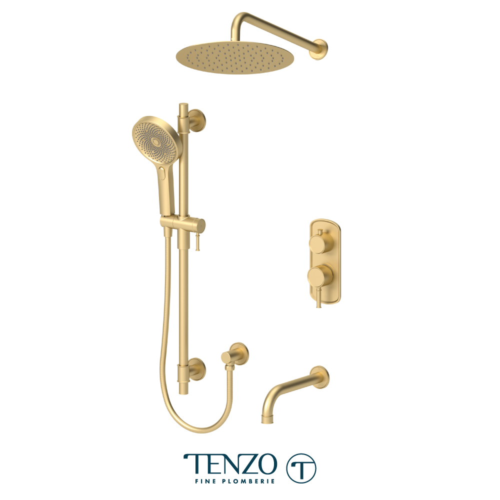 Ensemble de douche T-Box, 3 fonctions, Alyss