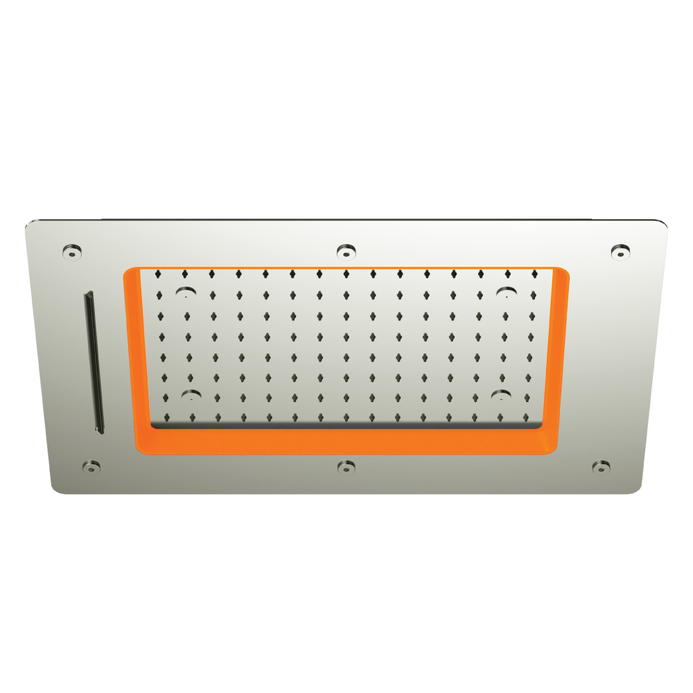 Tête de douche & chute plafond 33x43cm [13x17po] DEL (6x)