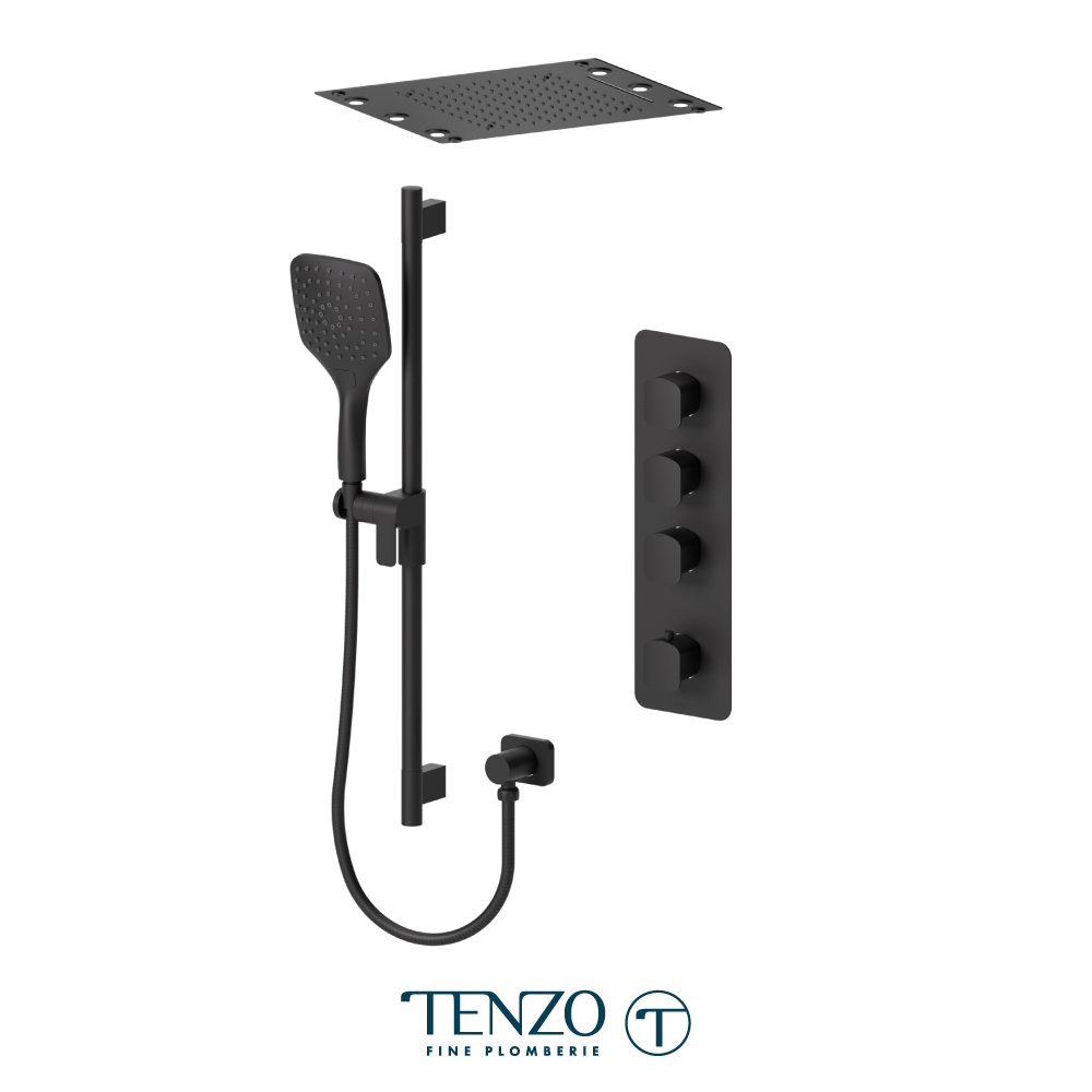 Ensemble de douche EXTENZA, 3 fonctions, Delano