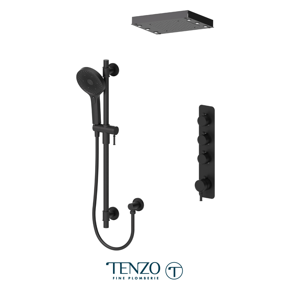 Ensemble de douche EXTENZA, 3 fonctions, Alyss