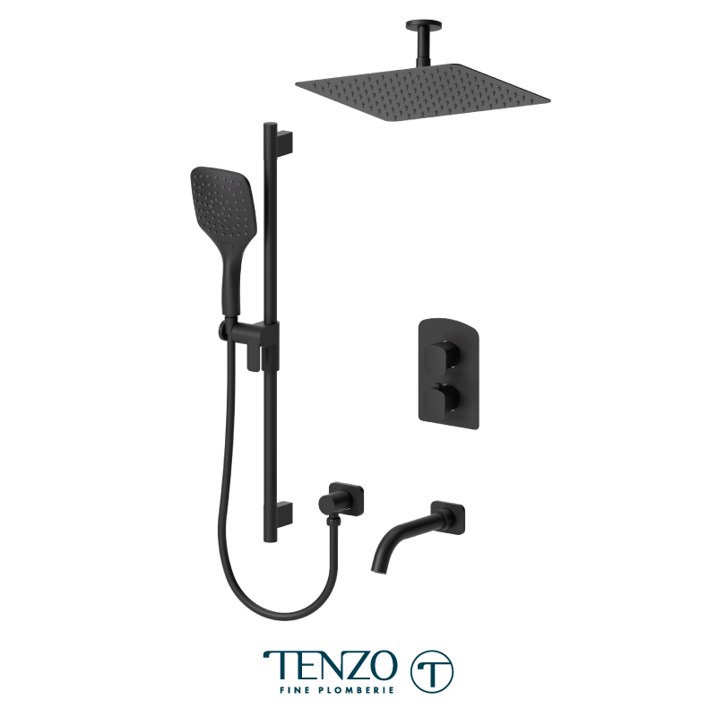 Ensemble de douche T-Box, 3 fonctions, Delano