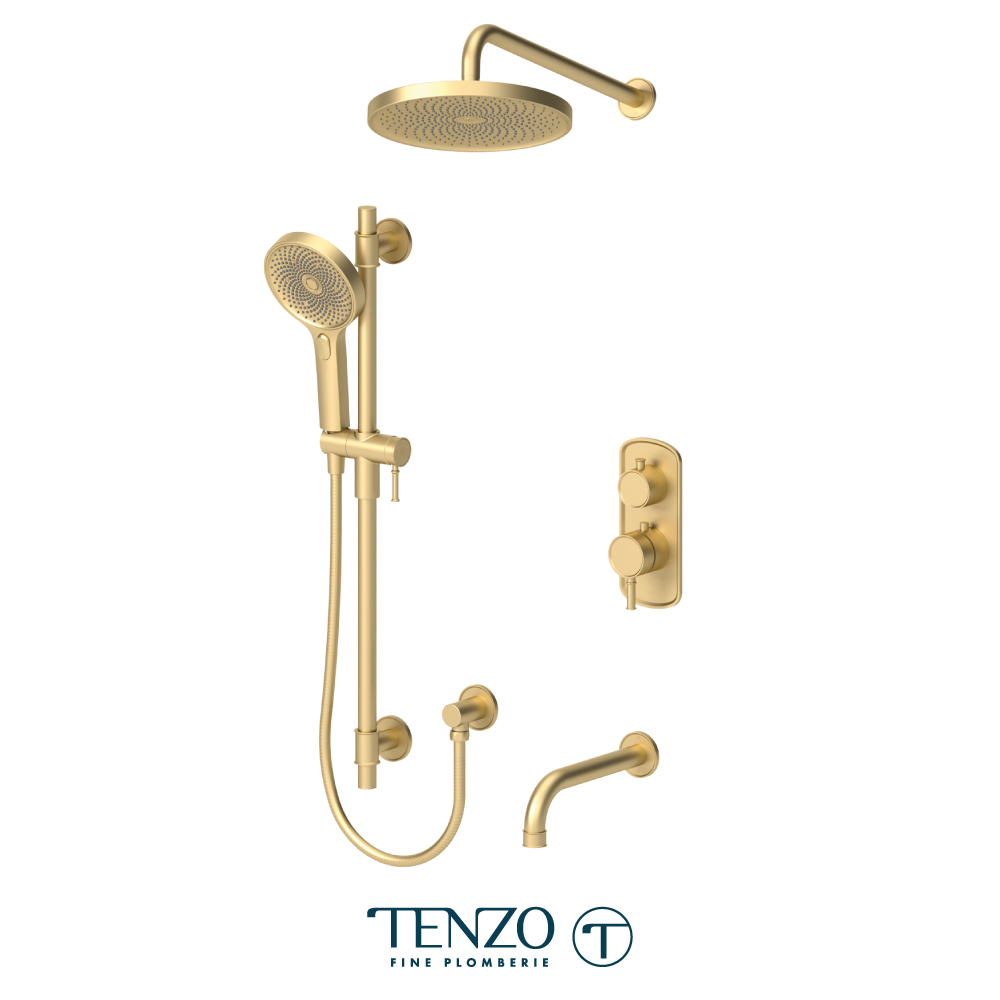 Ensemble de douche T-Box, 3 fonctions, Alyss