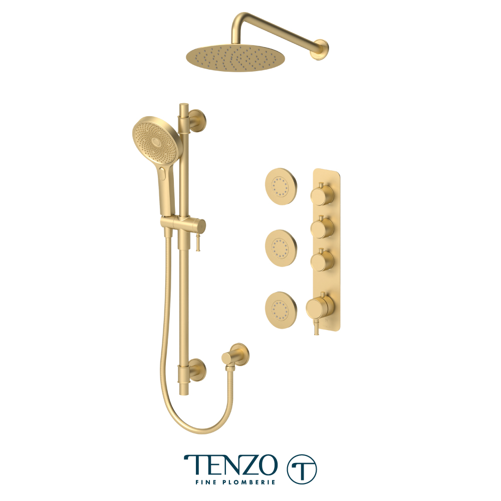 Ensemble de douche EXTENZA, 3 fonctions, Alyss