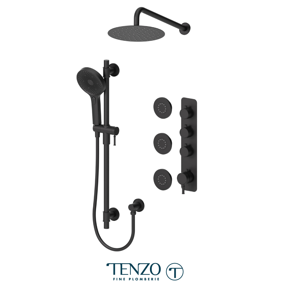 Ensemble de douche EXTENZA, 3 fonctions, Alyss