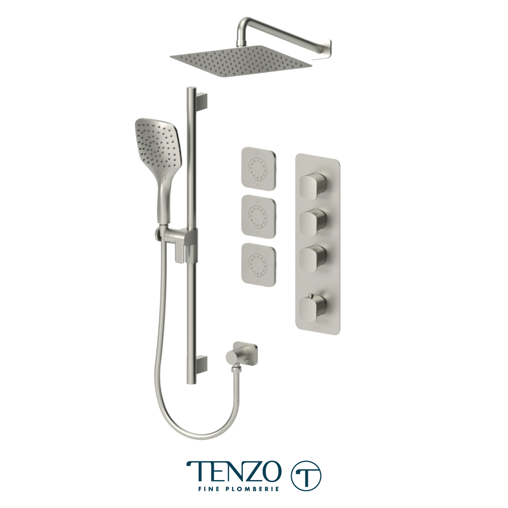 Ensemble de douche EXTENZA, 3 fonctions, Delano