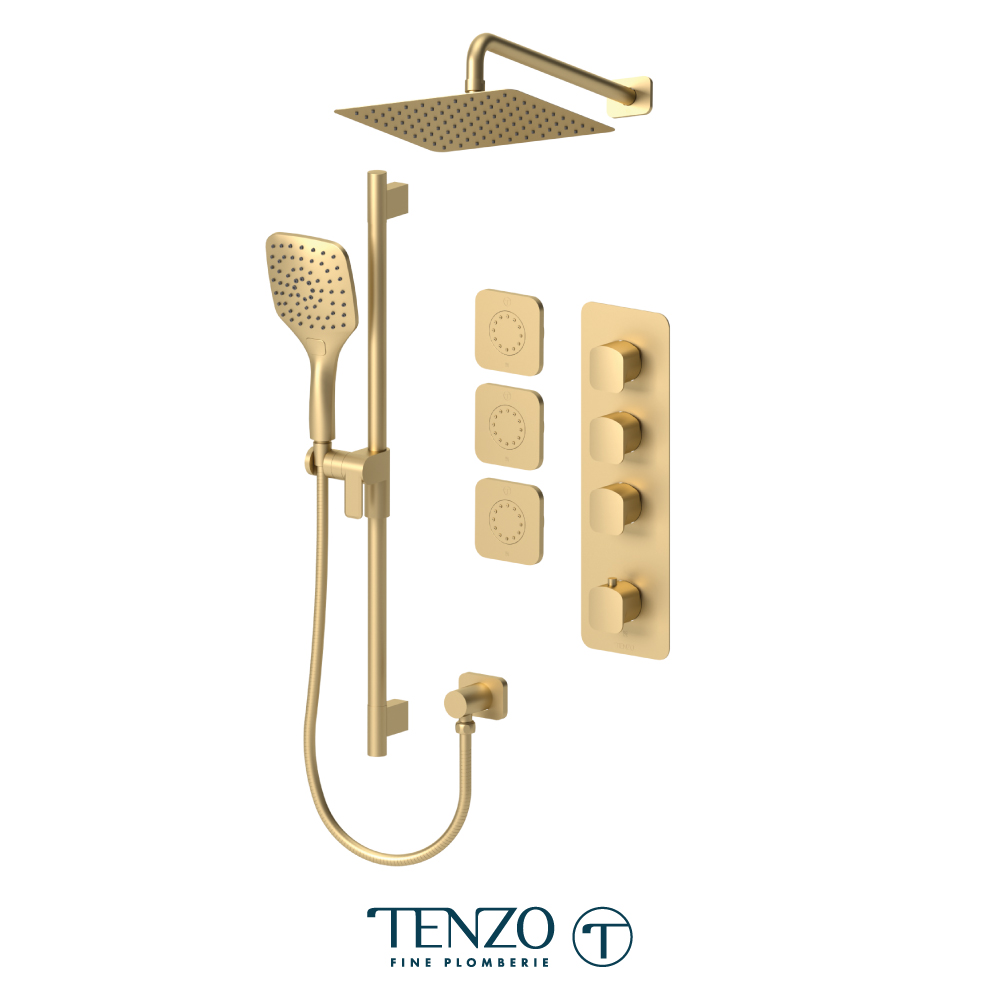 Ensemble de douche EXTENZA, 3 fonctions, Delano